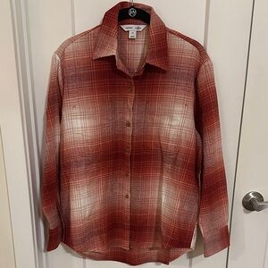 NWT Old Navy The Boyfriend Shirt Plaid button up
